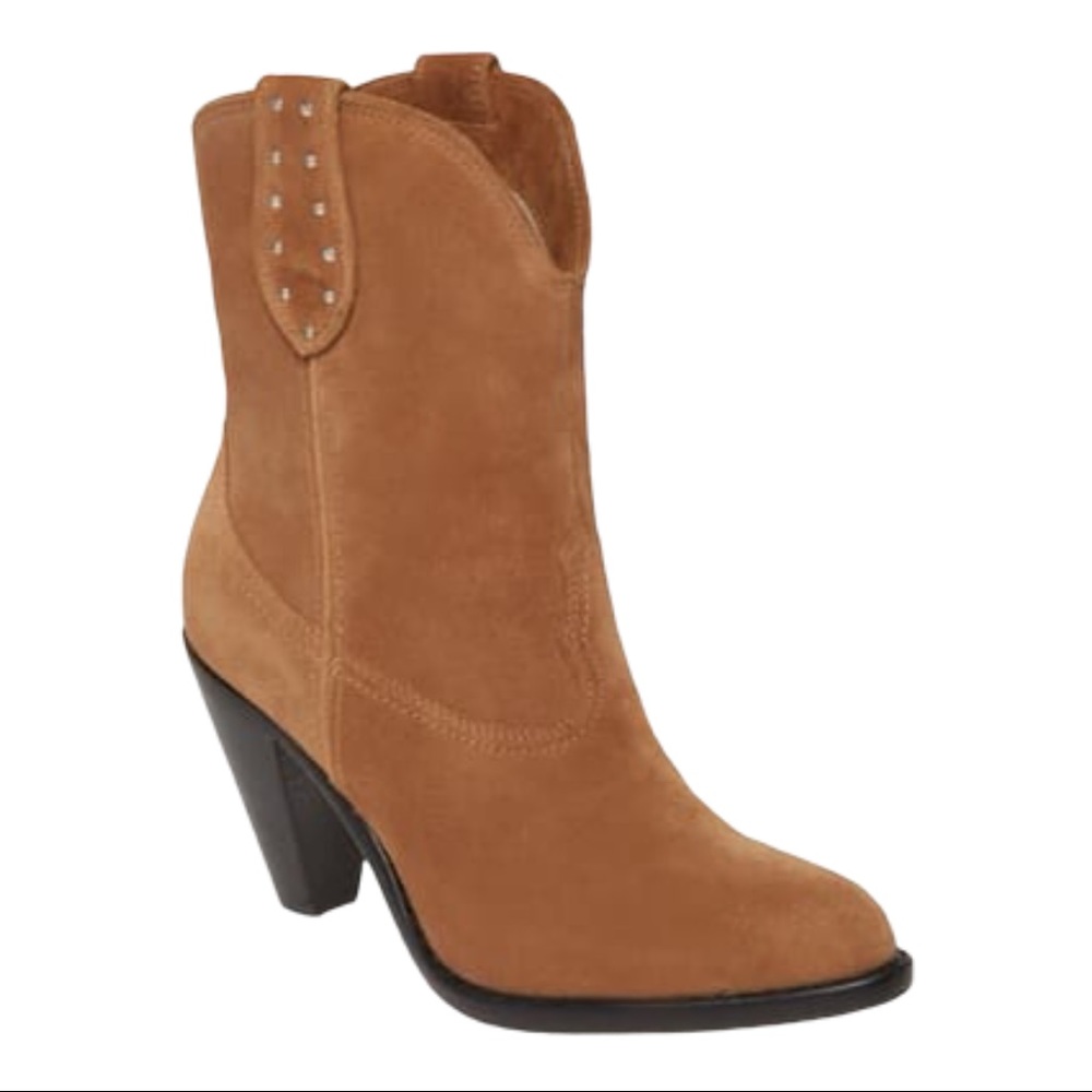 Paige Wendy Studded Western Cowboy Boot Bootie 10